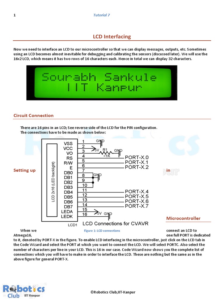 LCD Interfacing and UART Communication | PDF | Electronics | Computing