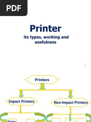types of non impact printers pdf