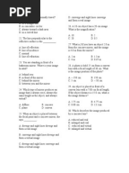 Ibt (International Benchmark Test)Sample Paper Grade 7 Science