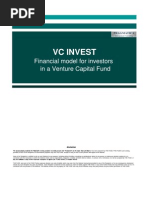 VENTURE CAPITAL FUND Financial Model