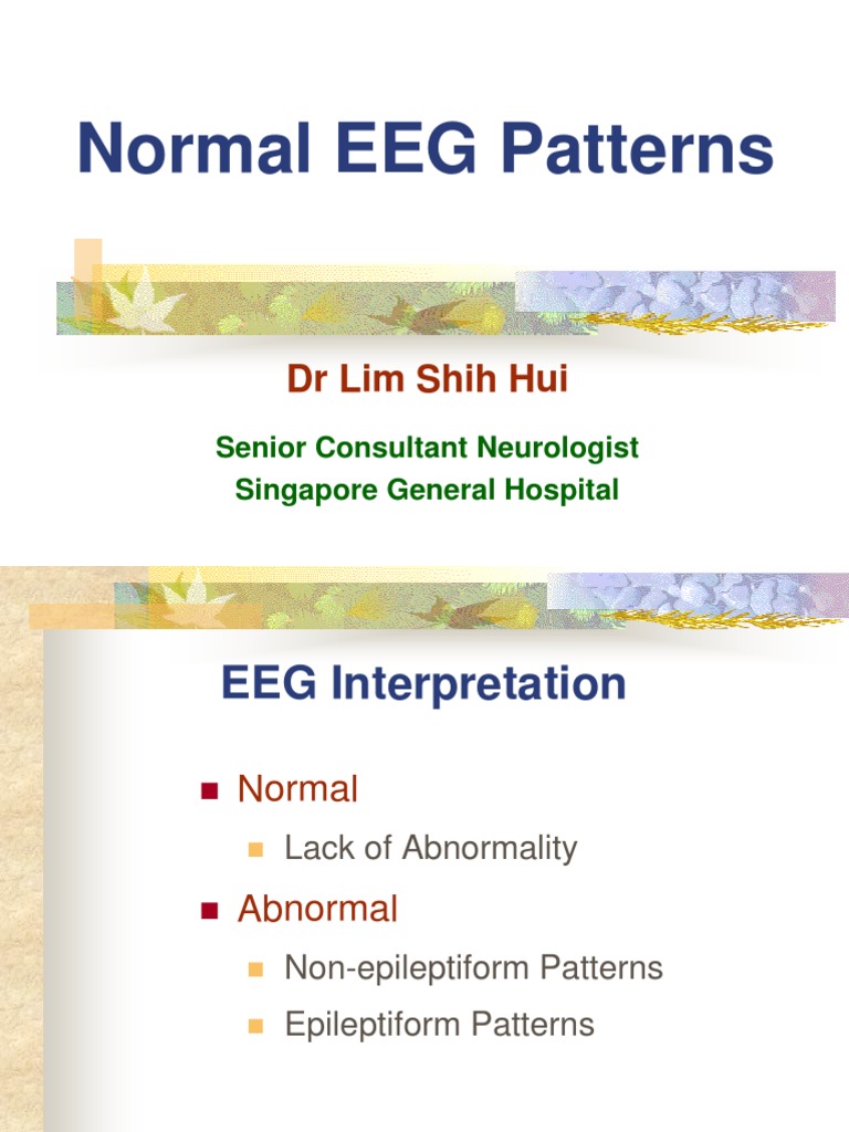 Understanding Normal EEG Patterns | PDF | Electroencephalography | Epilepsy