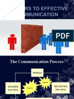 Barriers to Effective Communication-Me