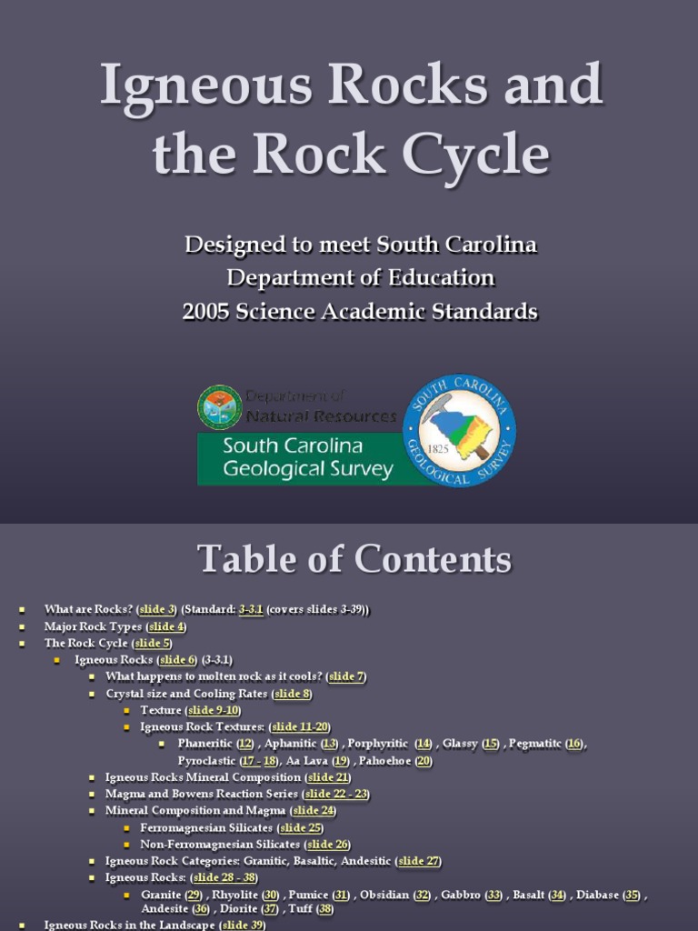 Igneous Rocks Pdf Pdf