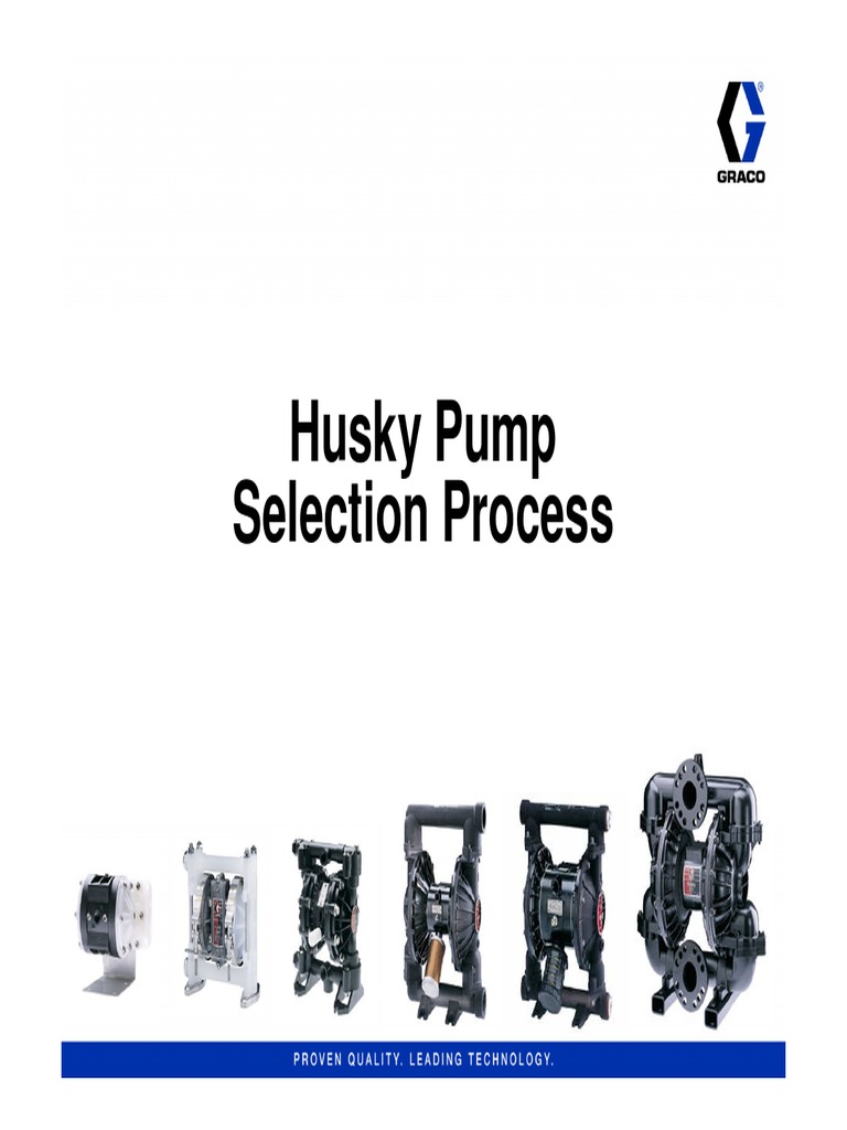 Industrial Pump Selection Process | PDF | Technology & Engineering