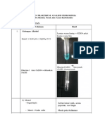 Laporan Praktikum Analisis Fisikokimia II