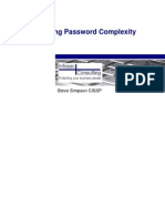 Simplifying Password Complexity