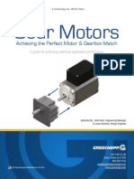 Gear Motors: Achieving The Perfect Motor & Gearbox Match