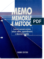 Memo, Memoria e Metodo - 1 - Memorizzazione - by Ufoscout