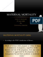 Maternal Mortality