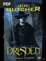 Les Dossiers Dresden 1-Avis de Tempete - Jim Butcher