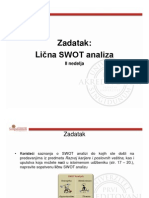 Nedelja Lična SWOT Analiza