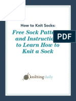 How To Knit Socks