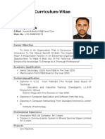 Curriculum-Vitae: Karamjit Singh