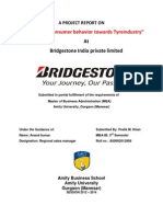 A Project Report On Bridgestone