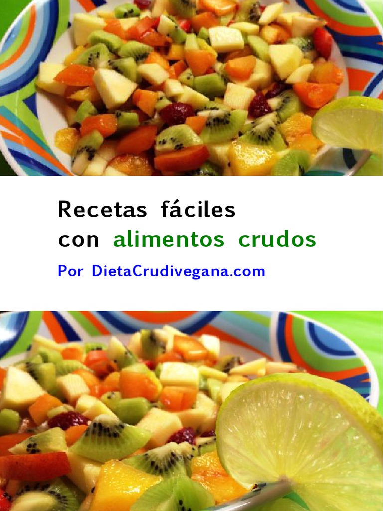 LEER - Recetas Faciles Alimentos Crudos | PDF | ensalada | Cocinando