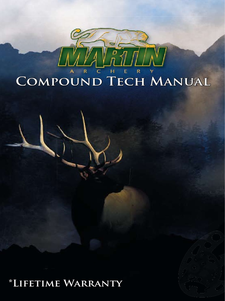 Martin Archery Compound Bow Tech Manual (2006) PDF Bow And Arrow