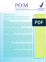 Infopom: Menggunakan Buprenorphine Guideline Dalam Terapi Ketergantungan Opioida