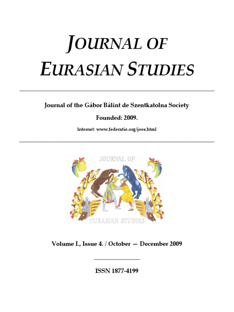 Journal of Eurasian Studies, PDF, Archaeology