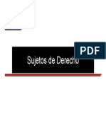 Clase 2 - Sujetos de Derecho