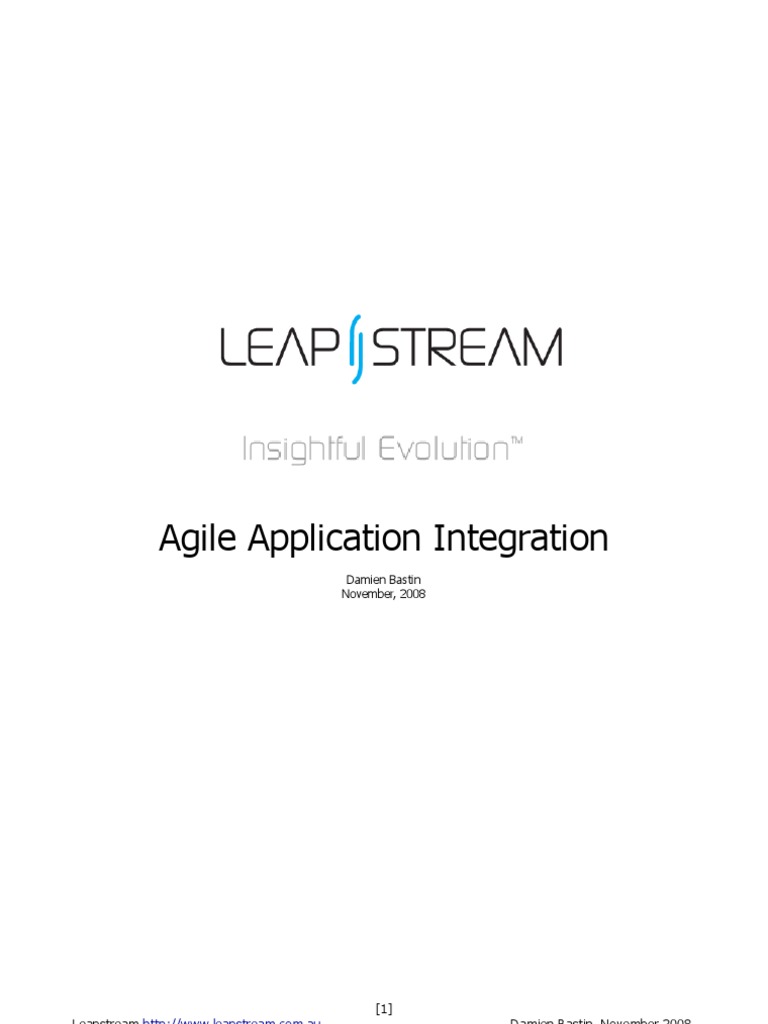 Agile Integration for Third-Party Apps | PDF | Agile Software ...