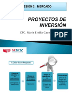 Sesion 2 - Mercado - Proyectos de Inversion