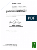 Certificado de Trabajo