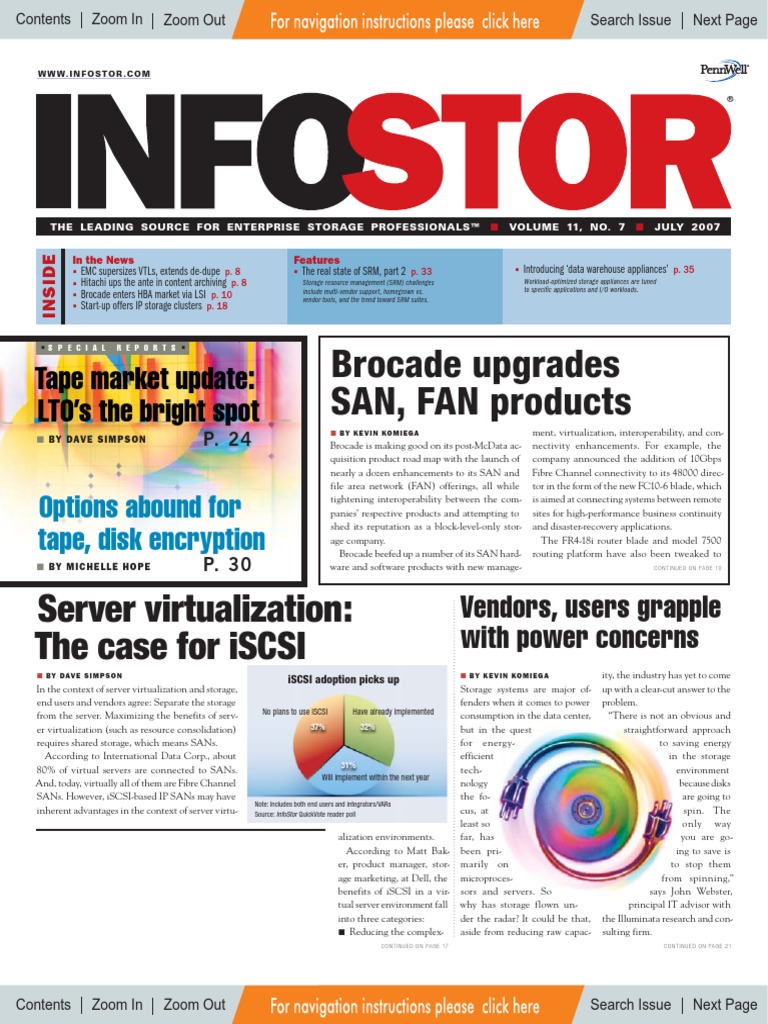 IFS 20070701 Jul 2007 | PDF | Backup | Data Center