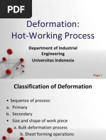 Hot Working Process