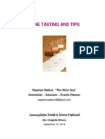 Wine Tasting Tips