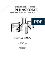 Kumpulan Soal UN Kimia SMA Tahun 2008-2012