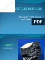 Metales Pesados Toxicologia