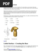 Solidworks - Surfaces