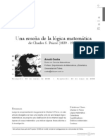 Oostra – Una reseña de la lógica matemática de Charles S. Peirce (1839 – 1914)