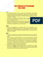 Hechos de La Ciencia y La Tecnología 1951-2000