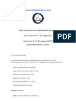 Fallo de La Corte Interamericana de Derechos Humanos