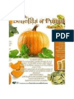 The Health Benefits of Pumpkin