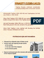 Tughlaq Dynasty Architectural Achievements