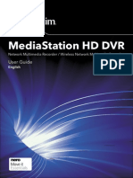 MediaStation HD DVR User Guide ENGLISH