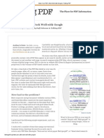 Make Your PDFs Work Well With Google