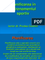 Planificarea in Antrenamentul Sportiv