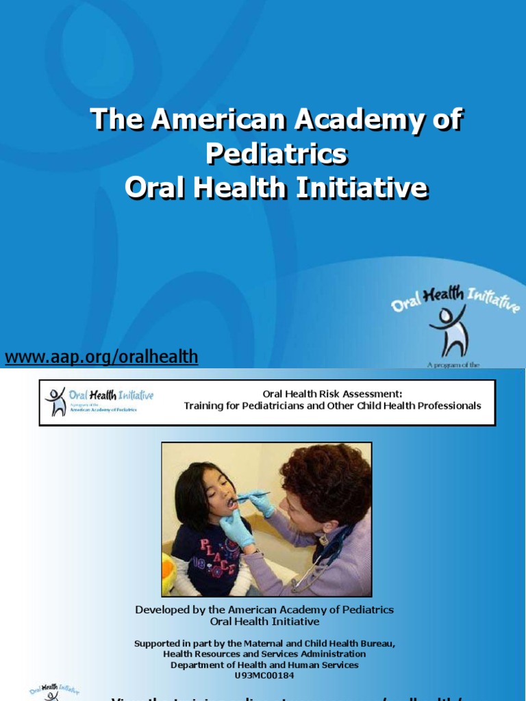 AAP Oral Health Initiative Human Tooth Oral Hygiene