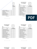 Cheklist Beasiswa 2012