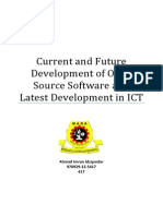 Current and Future Development of Open Source Software and Latest Development in ICT