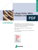 Lafarge: Lafarge Trinity White Portland Cement