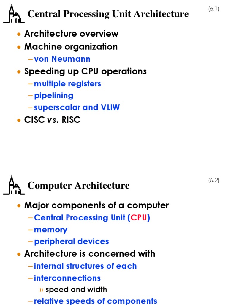 CPU Architecture Overview and Design | PDF