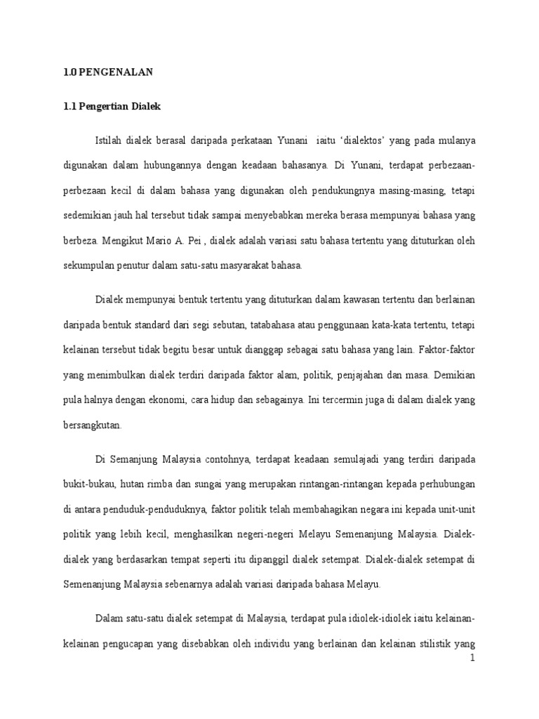 Dialek Kelantan Pdf