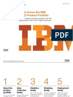 Get To Know The IBM SPSS Product Portfolio PDF