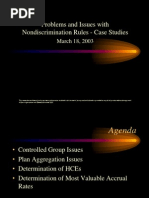 Problems and Issues With Non-Discrimination Rules - Case Studies