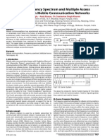 Scarce Frequency Spectrum and Multiple Access