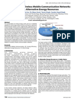 Sustainability in Wireless Mobile Communication Networks Through Alternative Energy Resources